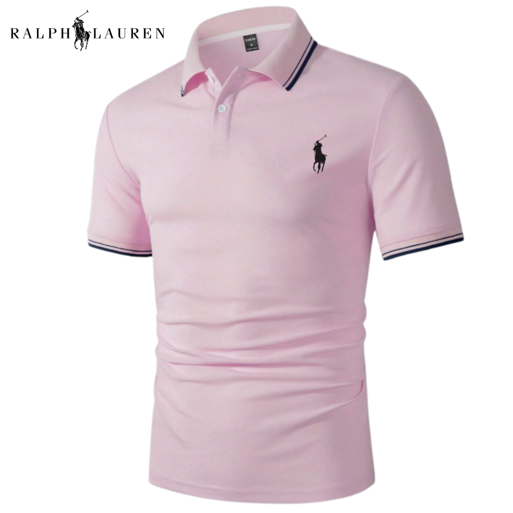 Striped Casual Polo Shirt