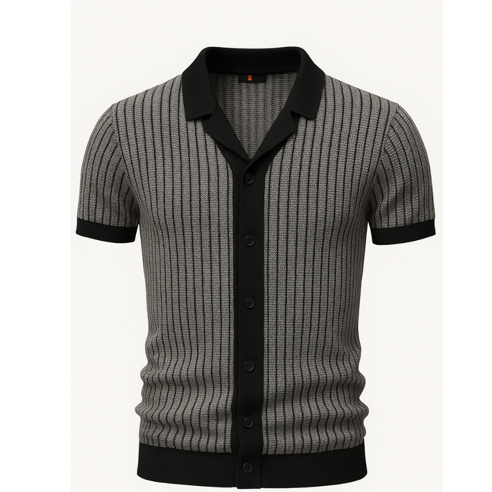 Knit Polo Shirtš„
