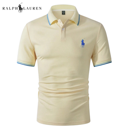 Striped Casual Polo Shirt