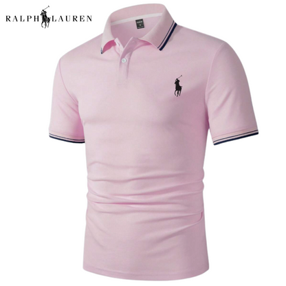 Striped Casual Polo Shirt